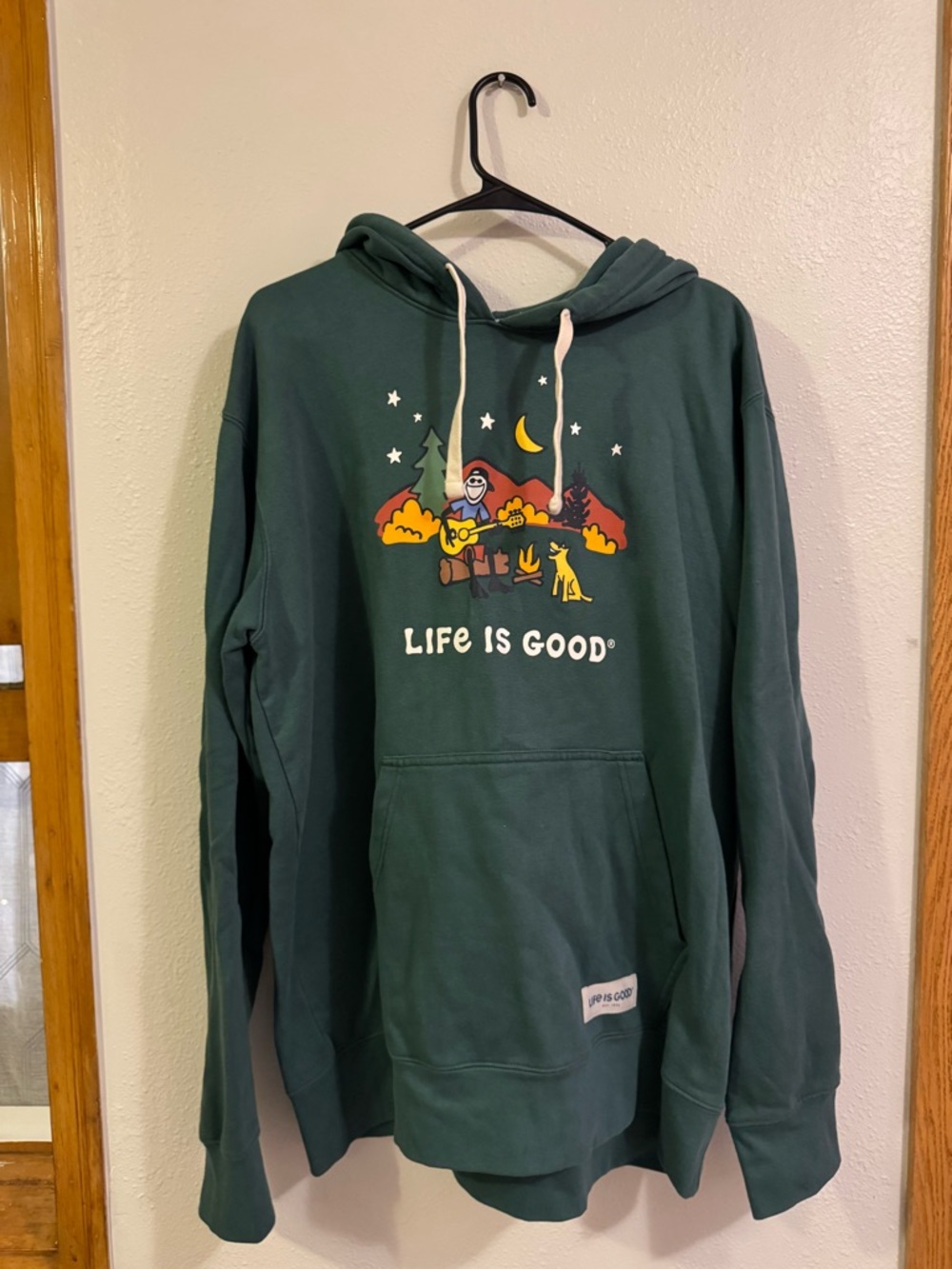 Life Is Good Forest Green Hoodie
